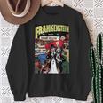 Frankenstein Halloween Horror Vintage Comic Book Retro Sweatshirt Gifts for Old Women