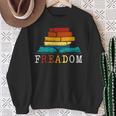 Freadom Read Banned Books Reader Bookworm Sweatshirt Gifts for Old Women