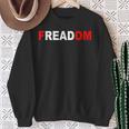 FREADOM T-Shirt For Book Lovers Bookworms Sweatshirt Gifts for Old Women
