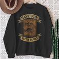 Have Fun With Books Horror Literature Necronomicon Book Sweatshirt Gifts for Old Women