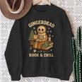 Gingerdead Book Shirt Xmas Cozy Skeleton Reading Christmas Sweatshirt Gifts for Old Women Gingerdead Book Shirt Xmas Cozy Skeleton Reading Christmas Sweatshirt Gifts for Old Women