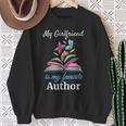 My Girlfriend Is My Favorite Author For Book Lovers Sweatshirt Gifts for Old Women