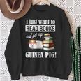 Girls & Boys Read Books And Pet My Guinea Pig Lover Sweatshirt Gifts for Old Women