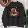 Goldfish Reading A Book Sweatshirt Gifts for Old Women