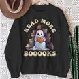 Groovy Read More Books Cute Ghost Teacher Halloween Sweatshirt Gifts for Old Women Groovy Read More Books Cute Ghost Teacher Halloween Sweatshirt Gifts for Old Women