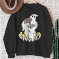Halloween Books Cute Ghost Reading Booooks Teacher Sweatshirt Gifts for Old Women Halloween Books Cute Ghost Reading Booooks Teacher Sweatshirt Gifts for Old Women