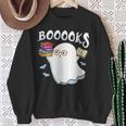 Halloween Books Librarian English Teacher Reader Reading Sweatshirt Gifts for Old Women
