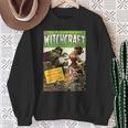 Halloween Horror Vintage Witch Zombie Comic Book Retro Scary Sweatshirt Gifts for Old Women