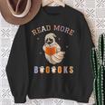 Halloween Read More Books Cute Boo Read a Book Sweatshirt Gifts for Old Women Halloween Read More Books Cute Boo Read a Book Sweatshirt Gifts for Old Women