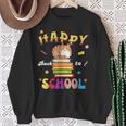 Happy Back To School Cat Books The Start Of The School Year Sweatshirt Gifts for Old Women Happy Back To School Cat Books The Start Of The School Year Sweatshirt Gifts for Old Women
