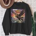 Hawk Bear Hybrid Comic Book Style Sweatshirt Gifts for Old Women