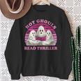 Hot Ghouls Read Thriller Spooky Book Club Reading Lovers Sweatshirt Gifts for Old Women