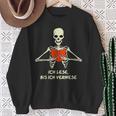 Ich Lese Bis Ich Verwese Books Reading Bookworm Sweatshirt Gifts for Old Women