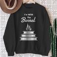 I'm With The Banned Read Banned Books Bookworm Sweatshirt Gifts for Old Women