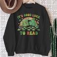 It's Good Luck To Read St Patrick's Day Book Lucky Sweatshirt Gifts for Old Women