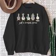 Just A Bookish Goose Reading Book Lover Book Nerd Bookworm Sweatshirt Gifts for Old Women