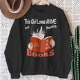 Just A Girl Who Loves Anime And Reading Books Sweatshirt Gifts for Old Women Just A Girl Who Loves Anime And Reading Books Sweatshirt Gifts for Old Women