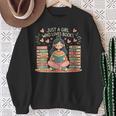 Just A Girl Who Loves Books Girls Books Lovers Reading Sweatshirt Gifts for Old Women