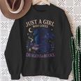 Just a Girl Who Loves Dragons And Books Fantasy Sweatshirt Gifts for Old Women Just a Girl Who Loves Dragons And Books Fantasy Sweatshirt Gifts for Old Women