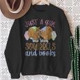 Just A Girl Who Loves Squirrels And Books Reading Squirrel Sweatshirt Gifts for Old Women Just A Girl Who Loves Squirrels And Books Reading Squirrel Sweatshirt Gifts for Old Women