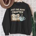 Just One More Chapter Book Lover Reading Coffee Kawaii Sweatshirt Gifts for Old Women Just One More Chapter Book Lover Reading Coffee Kawaii Sweatshirt Gifts for Old Women