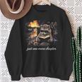 Just One More Chapter Bookish Raccoon Reading Book Reader Sweatshirt Gifts for Old Women Just One More Chapter Bookish Raccoon Reading Book Reader Sweatshirt Gifts for Old Women