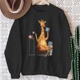 Kawaii Cute Giraffes Books And Tea Women's Sweatshirt Gifts for Old Women Kawaii Cute Giraffes Books And Tea Women's Sweatshirt Gifts for Old Women