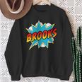 Kids Boys Brooks Comic Book Superhero Name Sweatshirt Gifts for Old Women Kids Boys Brooks Comic Book Superhero Name Sweatshirt Gifts for Old Women