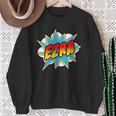 Kids Boys Ezra Comic Book Superhero Name Sweatshirt Gifts for Old Women Kids Boys Ezra Comic Book Superhero Name Sweatshirt Gifts for Old Women