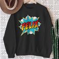 Kids Boys Felix Comic Book Superhero Name Sweatshirt Gifts for Old Women