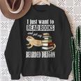 Kids Tiny Dinosaur Read Books & Pet My Bearded Dragon Lover Sweatshirt Gifts for Old Women Kids Tiny Dinosaur Read Books & Pet My Bearded Dragon Lover Sweatshirt Gifts for Old Women