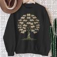 Knowledge Growth Tree Bibliophile Book Lover Library Art Sweatshirt Gifts for Old Women