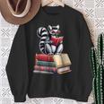 Lemur Reading Books Matching Bookworm Readers Librarian Sweatshirt Gifts for Old Women Lemur Reading Books Matching Bookworm Readers Librarian Sweatshirt Gifts for Old Women