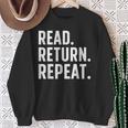 Librarian Art For Men Women School Library Book Lovers Sweatshirt Gifts for Old Women