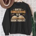 Librarian Book Reader Booktrovert Reading Sweatshirt Gifts for Old Women
