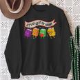 Librarian Let's All Go To The Library Cute Groovy Book Lover Sweatshirt Gifts for Old Women