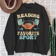Librarian Reading Is My Favorite Sport Book Lover Sweatshirt Gifts for Old Women