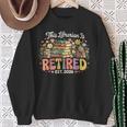 This Librarian Is Retired 2026 Book Lover Retirement Reading Sweatshirt Gifts for Old Women