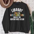 Library Art For Men Women Bookworm Reading Book Lovers Sweatshirt Gifts for Old Women Library Art For Men Women Bookworm Reading Book Lovers Sweatshirt Gifts for Old Women