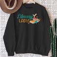 Library Carin Library Reader Book Worm Sweatshirt Gifts for Old Women Library Carin Library Reader Book Worm Sweatshirt Gifts for Old Women