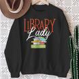 Library Lady Bookworm Books Book Lover School Librarian Sweatshirt Gifts for Old Women Library Lady Bookworm Books Book Lover School Librarian Sweatshirt Gifts for Old Women