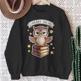 Library Squad Book Owl Wisdom Nerd Librarian Club Sweatshirt Gifts for Old Women