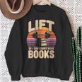 Lift So I Can Carry More Books Reading Lovers Reader Workout Sweatshirt Gifts for Old Women Lift So I Can Carry More Books Reading Lovers Reader Workout Sweatshirt Gifts for Old Women