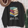 Get Lit Reading Book Sweatshirt Gifts for Old Women Get Lit Reading Book Sweatshirt Gifts for Old Women