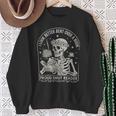 I Look Better Bent Over A Book Shirts Reader Skeleton Mom Sweatshirt Gifts for Old Women