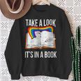 Take A Look It's In A Book Rainbow Bookworm And Book Lover Sweatshirt Gifts for Old Women Take A Look It's In A Book Rainbow Bookworm And Book Lover Sweatshirt Gifts for Old Women
