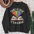 Take A Look Its In A Book Reading Sweatshirt Gifts for Old Women Take A Look Its In A Book Reading Sweatshirt Gifts for Old Women