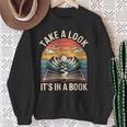 Take a Look It’s In a Book Vintage Sunset Mountain Reading Sweatshirt Gifts for Old Women Take a Look It’s In a Book Vintage Sunset Mountain Reading Sweatshirt Gifts for Old Women