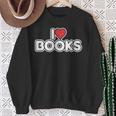 I Love Books Sweatshirt Gifts for Old Women I Love Books Sweatshirt Gifts for Old Women