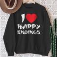 I Love Happy Endings Massage Book Reader Idea T-Shirt Sweatshirt Gifts for Old Women
